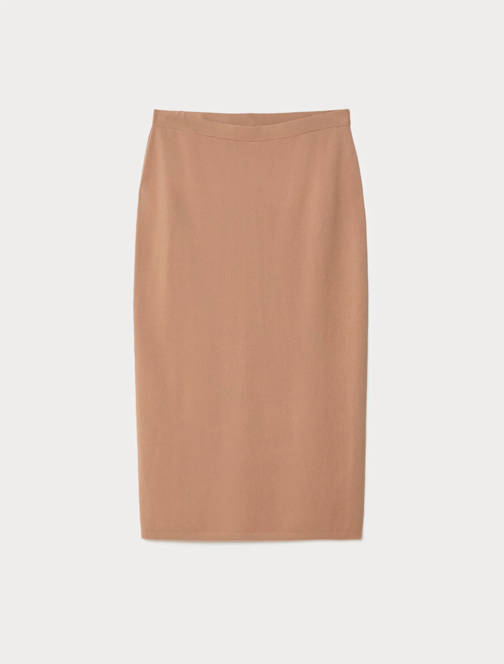 Gonna in viscosa stretch - CARAMELLO