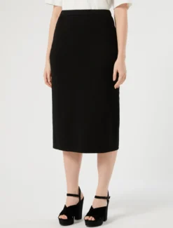 Gonna in viscosa stretch - NERO