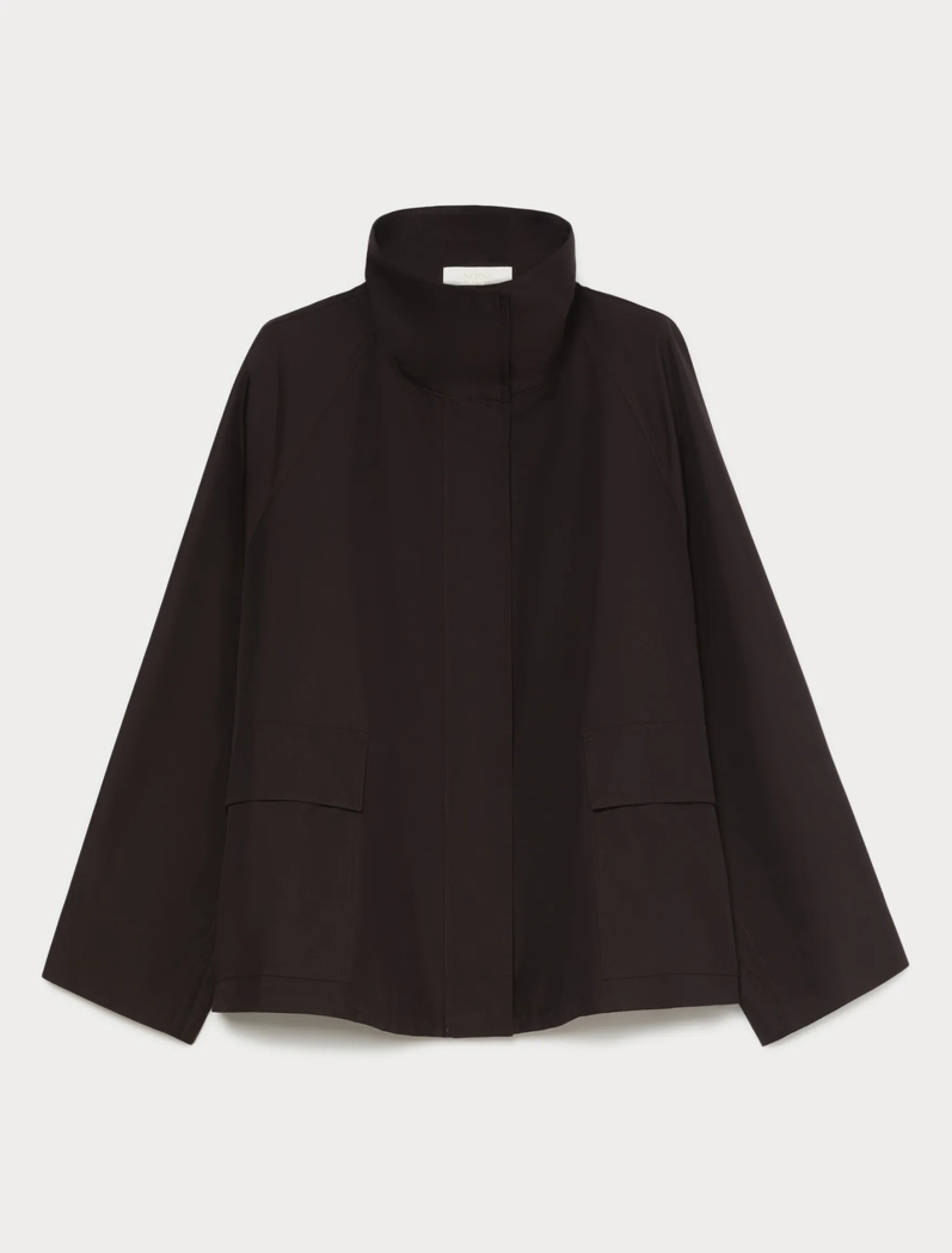 Impermeabile in twill antigoccia - MARRONE