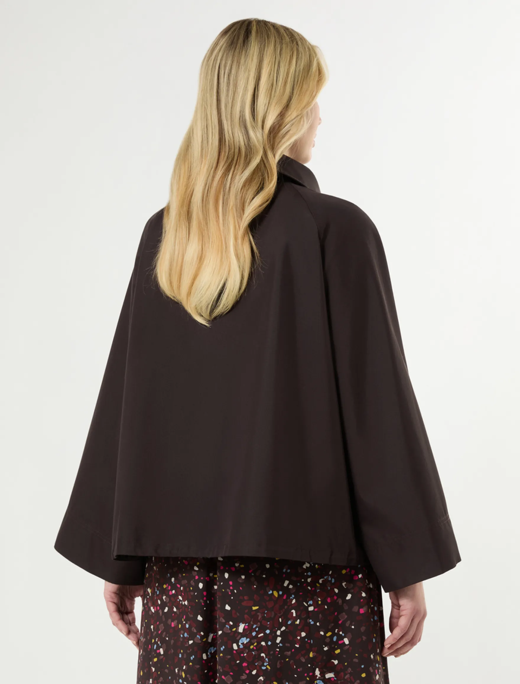 Impermeabile in twill antigoccia - MARRONE