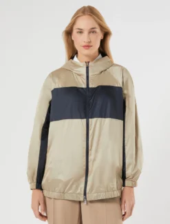 Impermeabile reversibile in nylon - BLU NOTTE