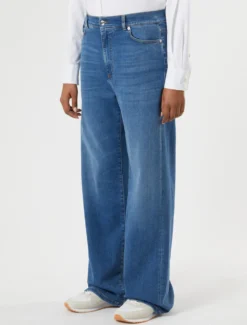 Jeans in cotone stretch - BLU
