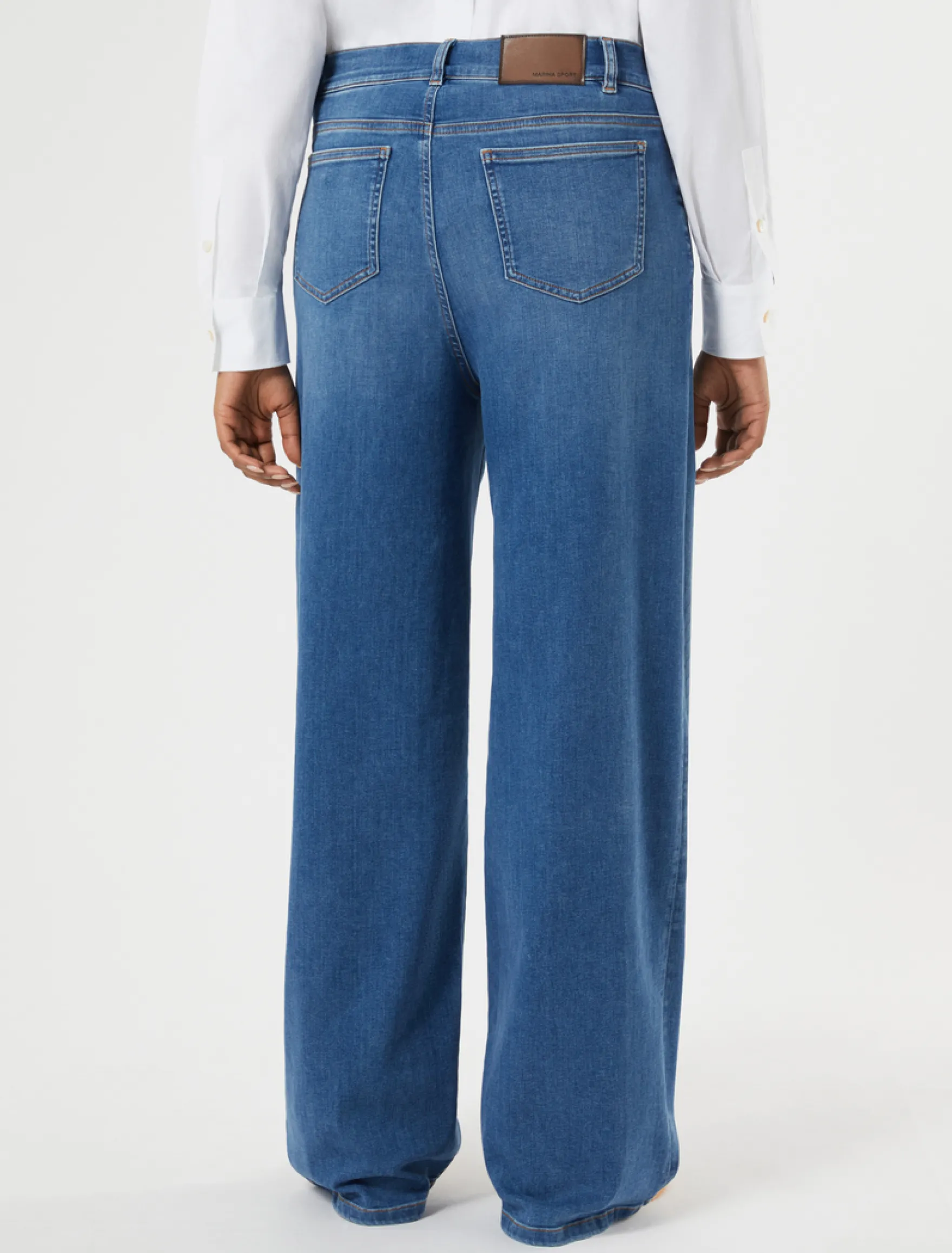 Jeans in cotone stretch - BLU