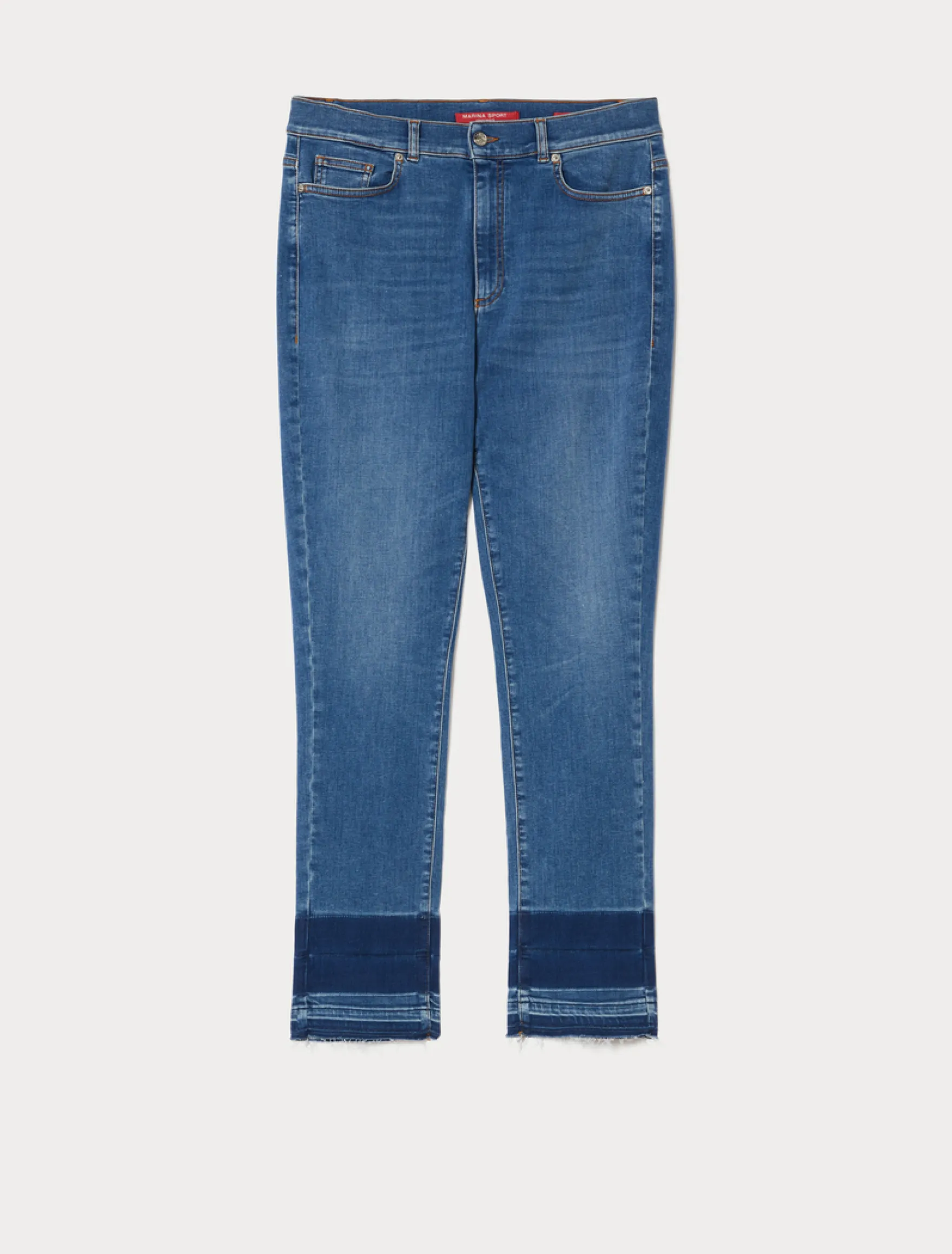 Jeans in denim di cotone - BLU