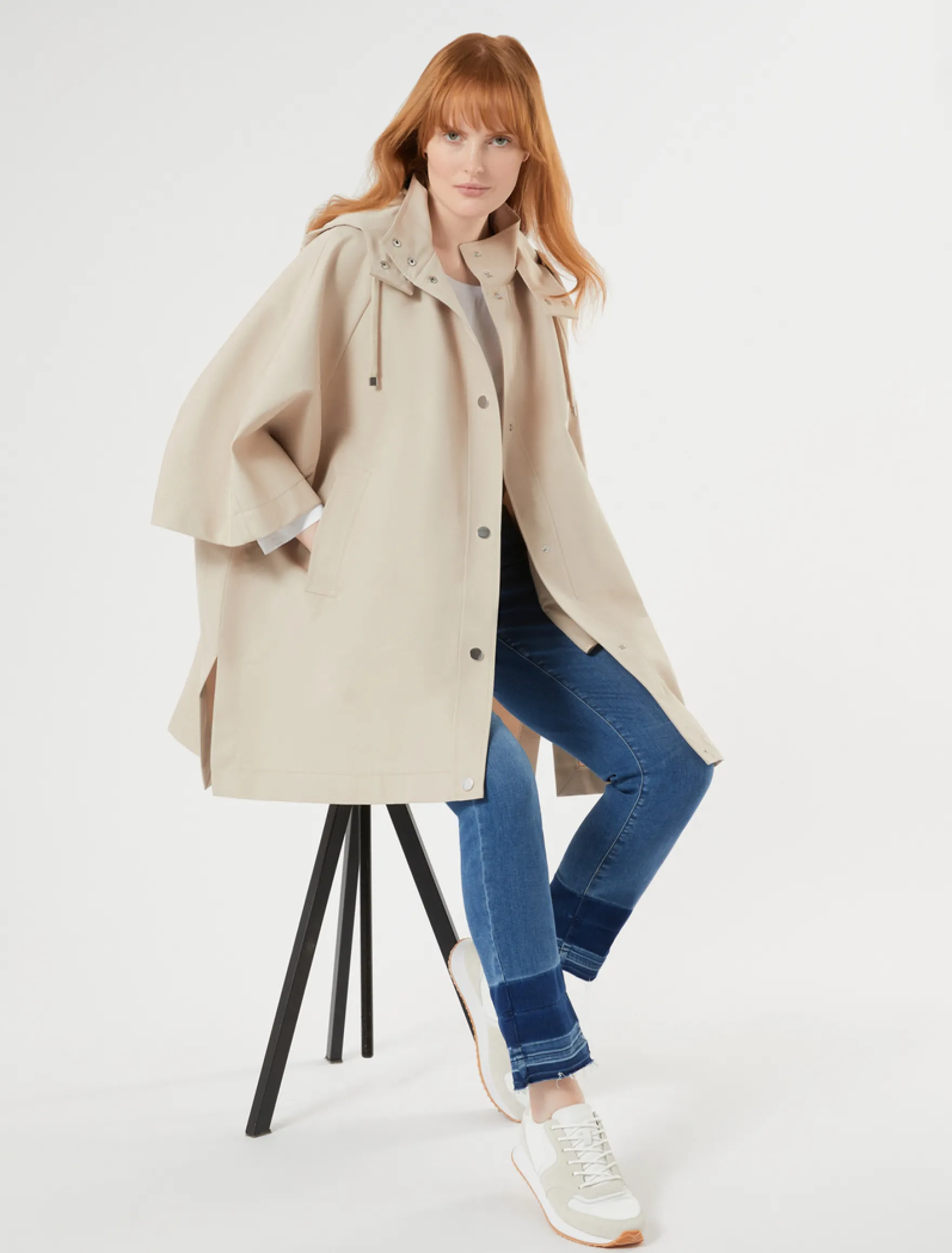 Jeans in denim di cotone - BLU
