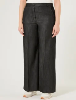 Jeans in denim di cotone - BLU NOTTE