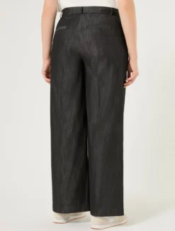 Jeans in denim di cotone - BLU NOTTE