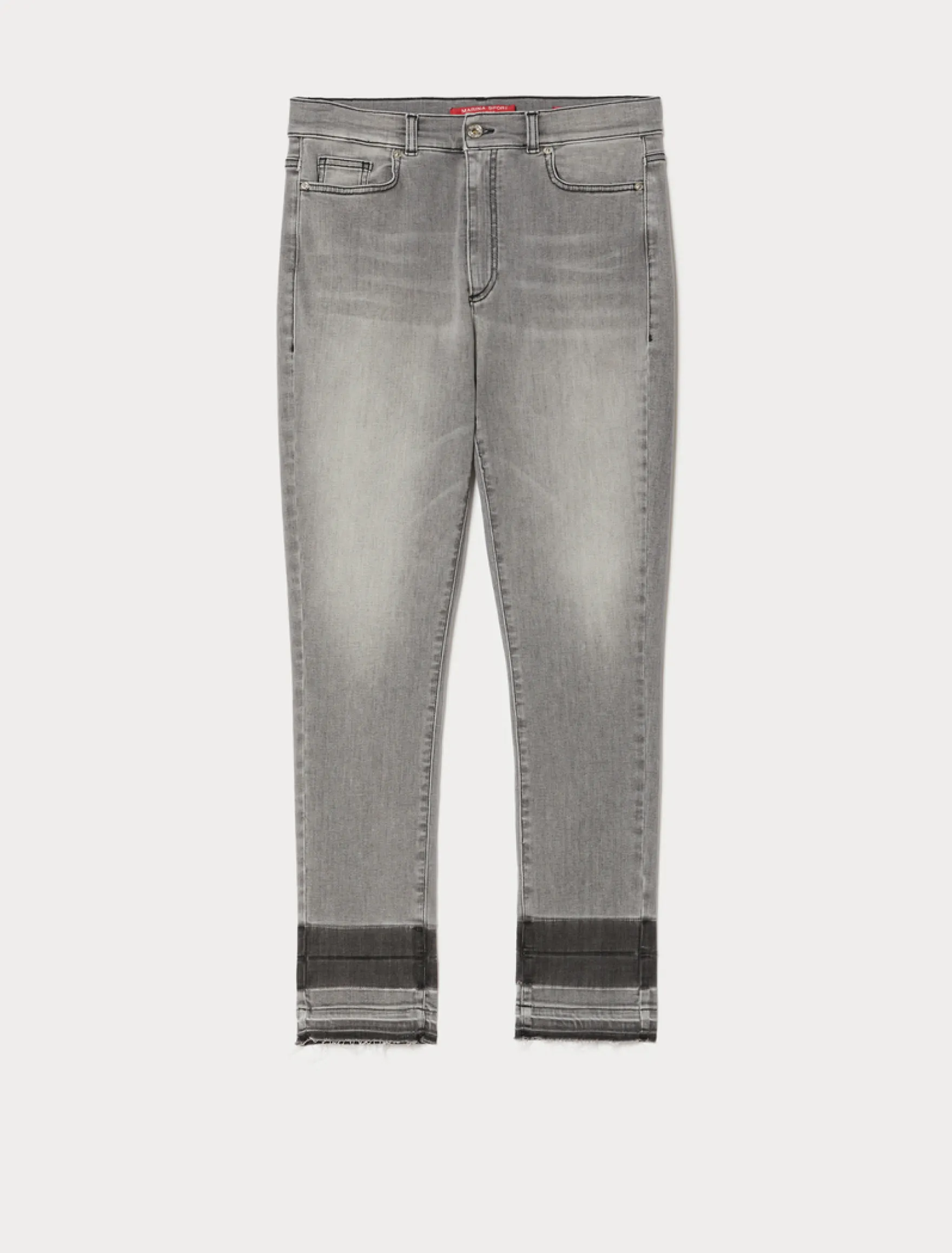 Jeans in denim di cotone - NERO
