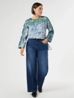 Jeans in denim indaco - BLU