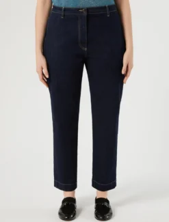 Jeans regular in denim - BLU NOTTE