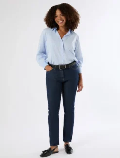 Jeans Shaping fit in denim stretch - BLU NOTTE