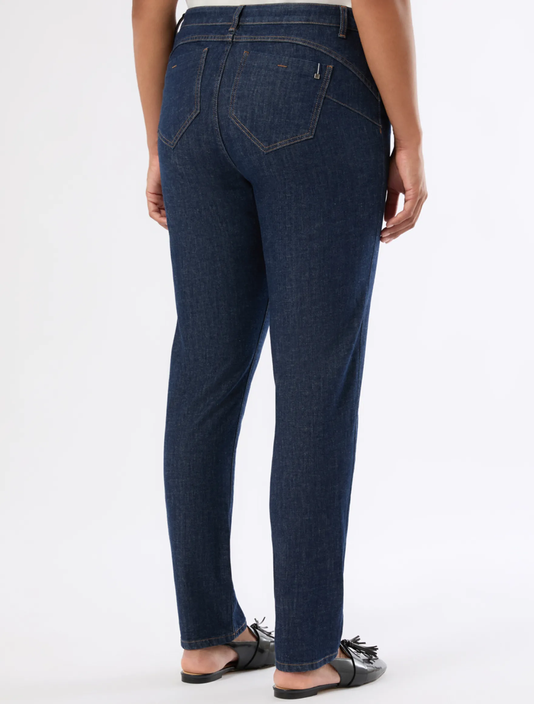 Jeans Shaping fit in denim stretch - BLU NOTTE