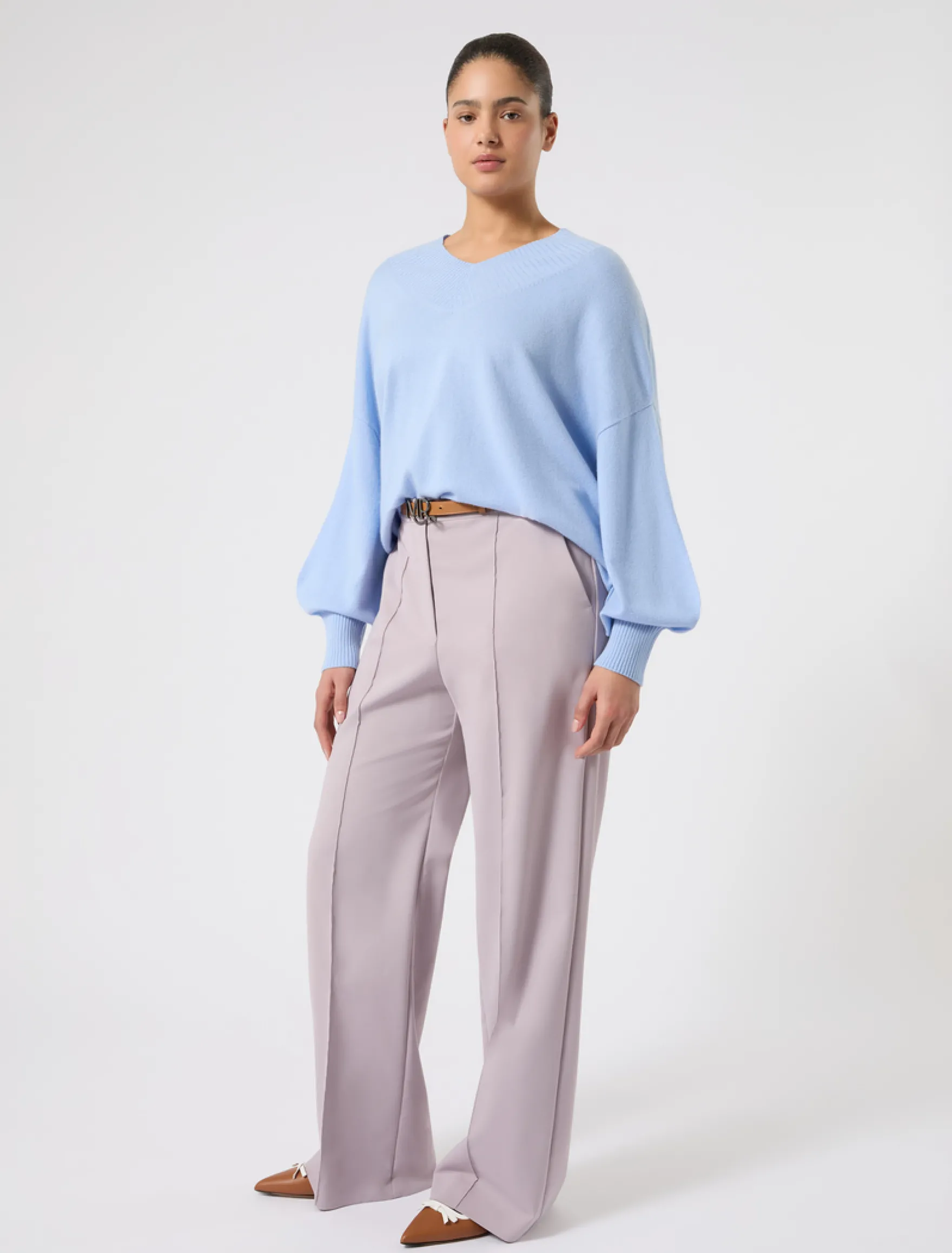 Maglia in cachemire - AZZURRO
