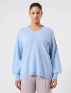 Maglia in cachemire - AZZURRO
