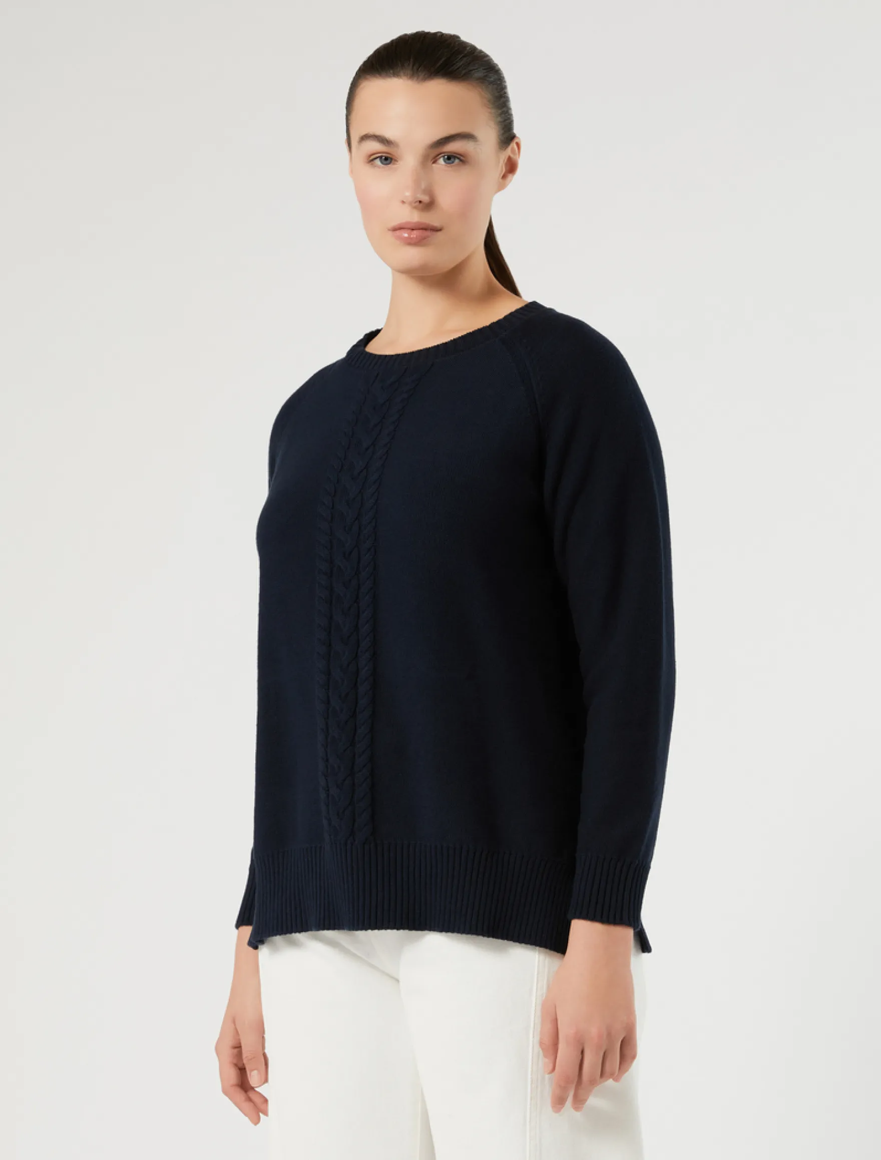 Maglia in cordonetto di cotone - BLU
