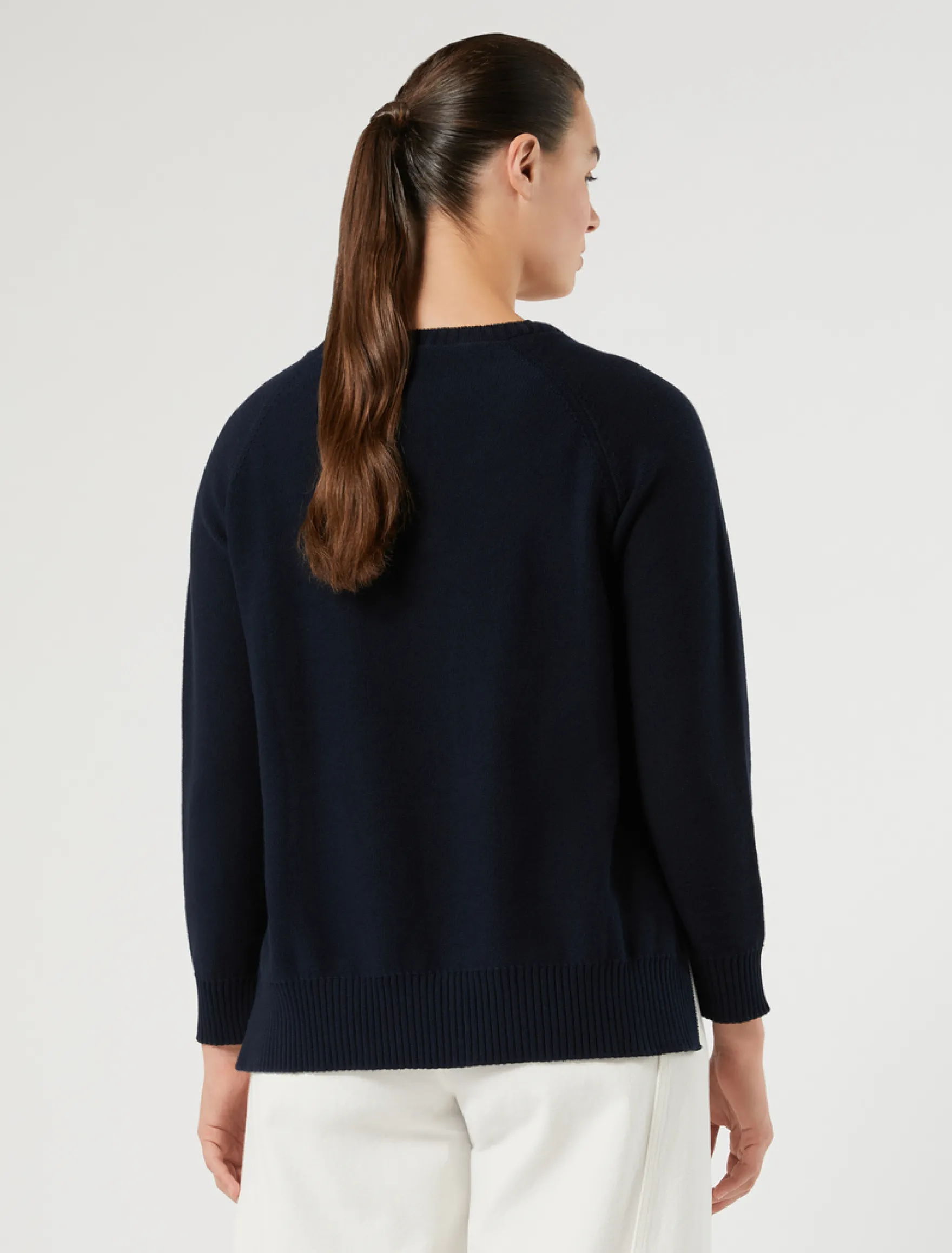 Maglia in cordonetto di cotone - BLU