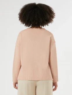 Maglia in cordonetto - ROSA ANTICO