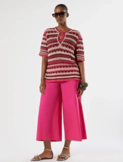Maglia in cotone - FUXIA