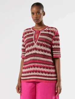 Maglia in cotone - FUXIA