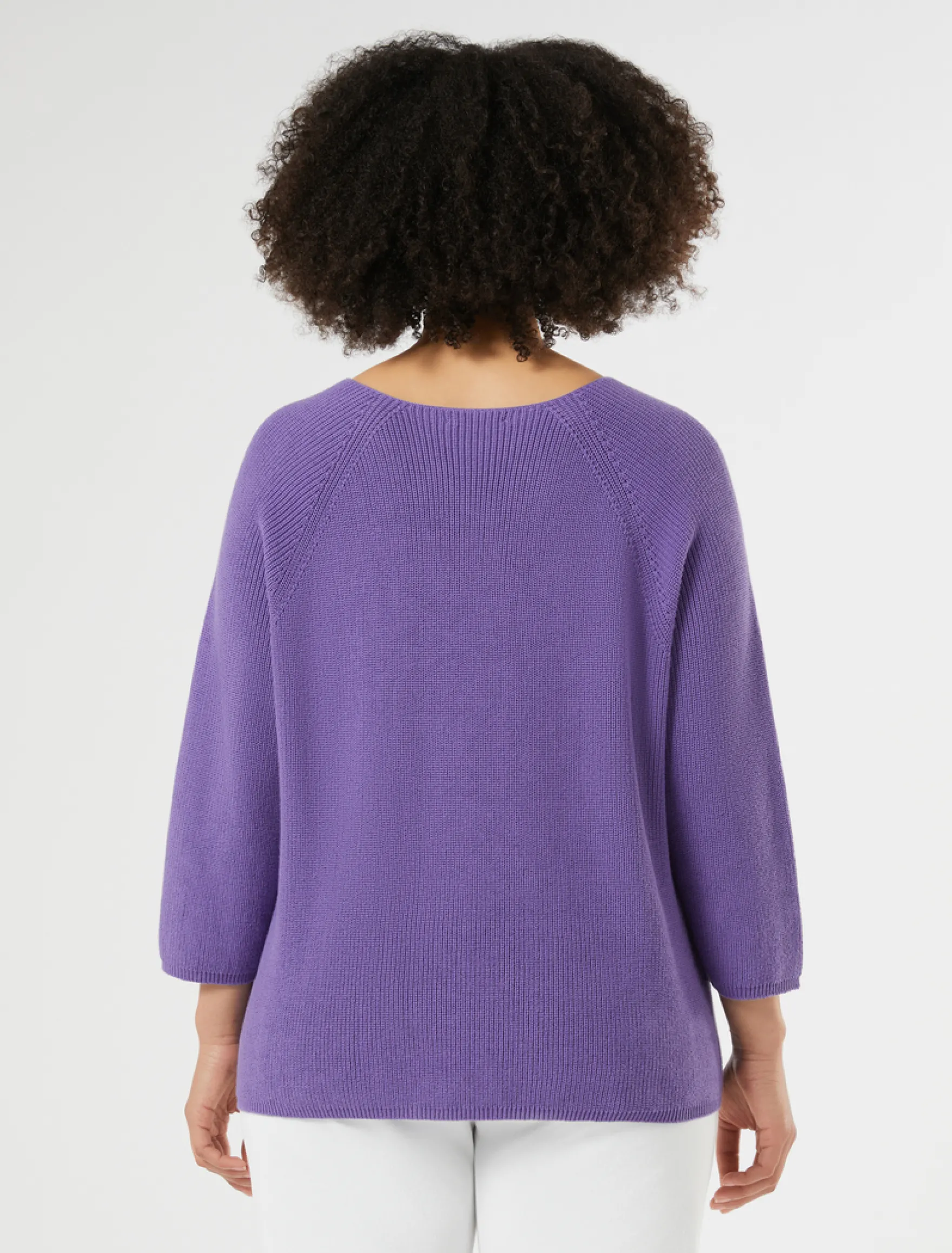 Maglia in cotone - VIOLA