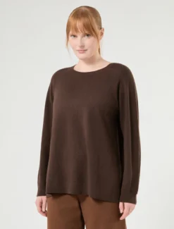 Maglia in lana e cachemire - VERDE KAKI