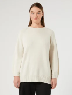 Maglia in misto cachemire - TORTORA
