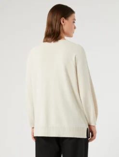 Maglia in misto cachemire - TORTORA