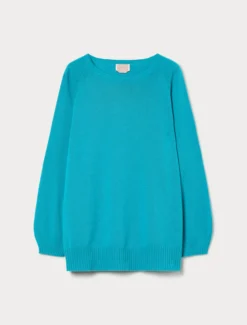Maglia in misto cachemire - TURCHESE