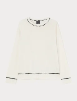 Maglia in misto lana - BIANCO