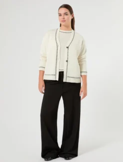Maglia in misto lana - BIANCO