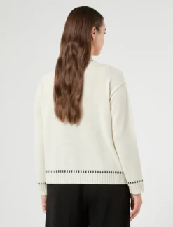 Maglia in misto lana - BIANCO