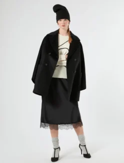 Maglia in misto lana con ricamo - BIANCO