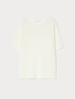Maglia in misto lino - BIANCO OTTICO