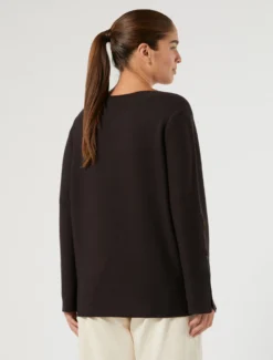 Maglia in pura lana - MARRONE SCURO