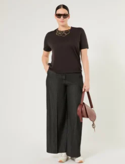 Maglia in pura lana - MARRONE SCURO