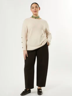 Maglia in pura lana - SABBIA