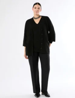 Maglia in puro cachemire - NERO