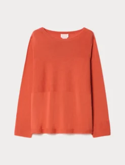 Maglia in puro cotone - ROSSO