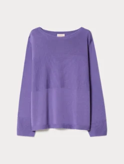 Maglia in puro cotone - VIOLA