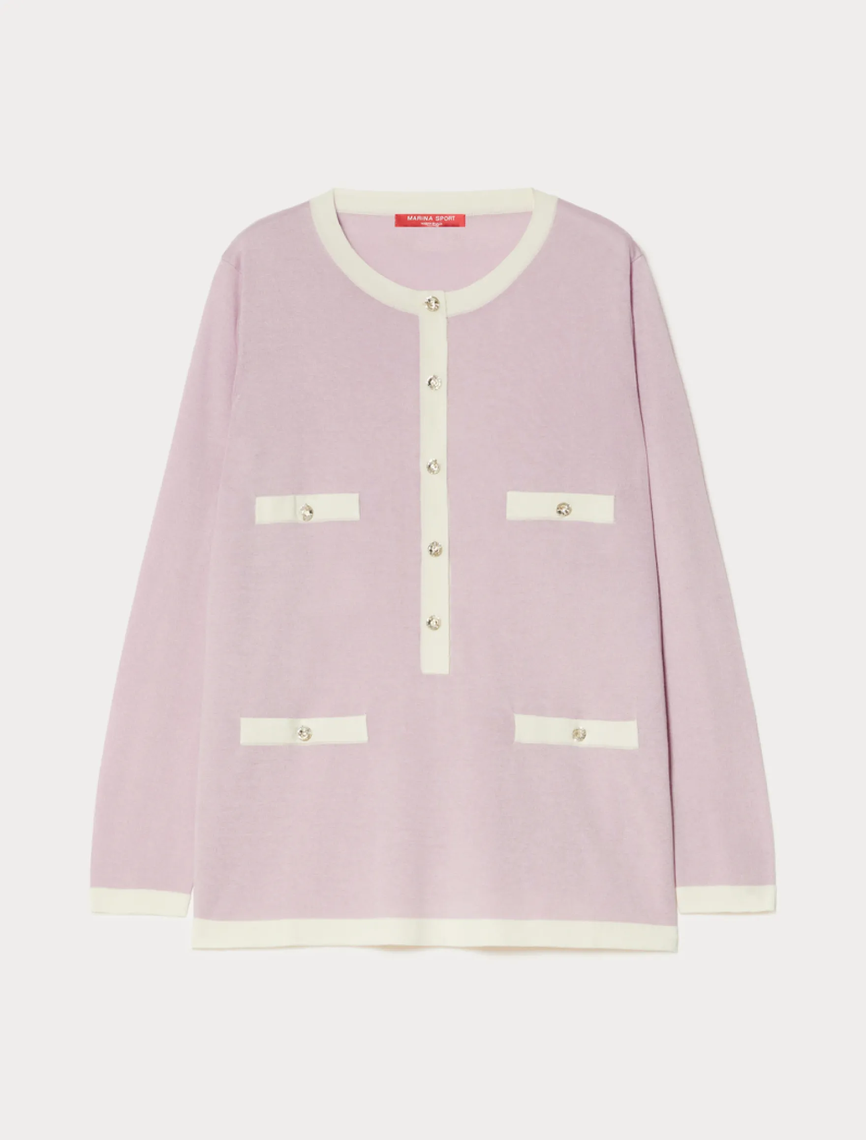 Maglia in seta e cachemire - ROSA