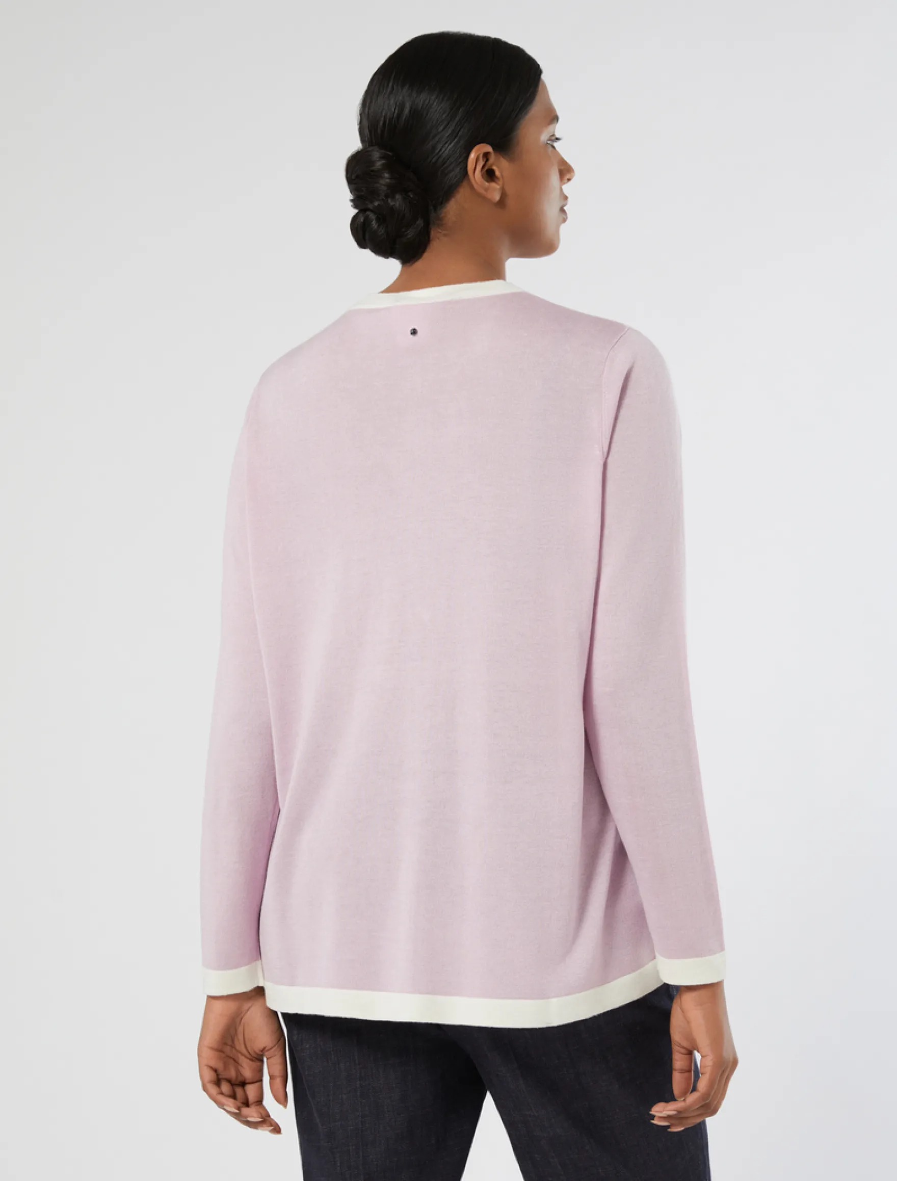 Maglia in seta e cachemire - ROSA