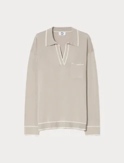 Maglia in seta e cotone - TORTORA