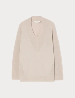 Maglia in soffilo di misto lana - TORTORA