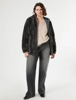 Maglia in soffilo di misto lana - TORTORA