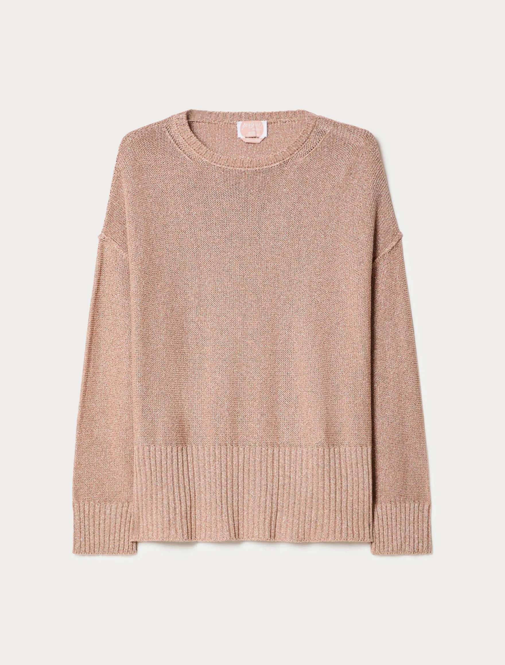 Maglia in viscosa lurex - ROSA ANTICO