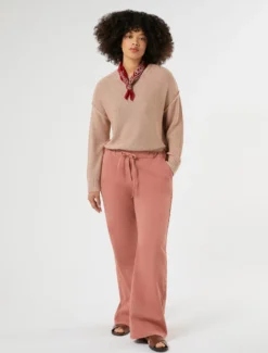 Maglia in viscosa lurex - ROSA ANTICO