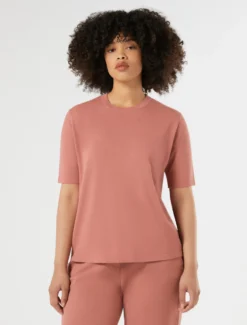 Maglia in viscosa - ROSA SCURO