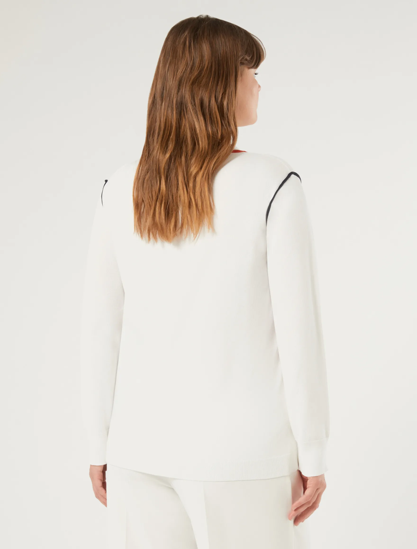 Maglia in viscosa stretch - BIANCO