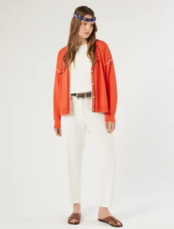 Maglia in viscosa stretch - BIANCO