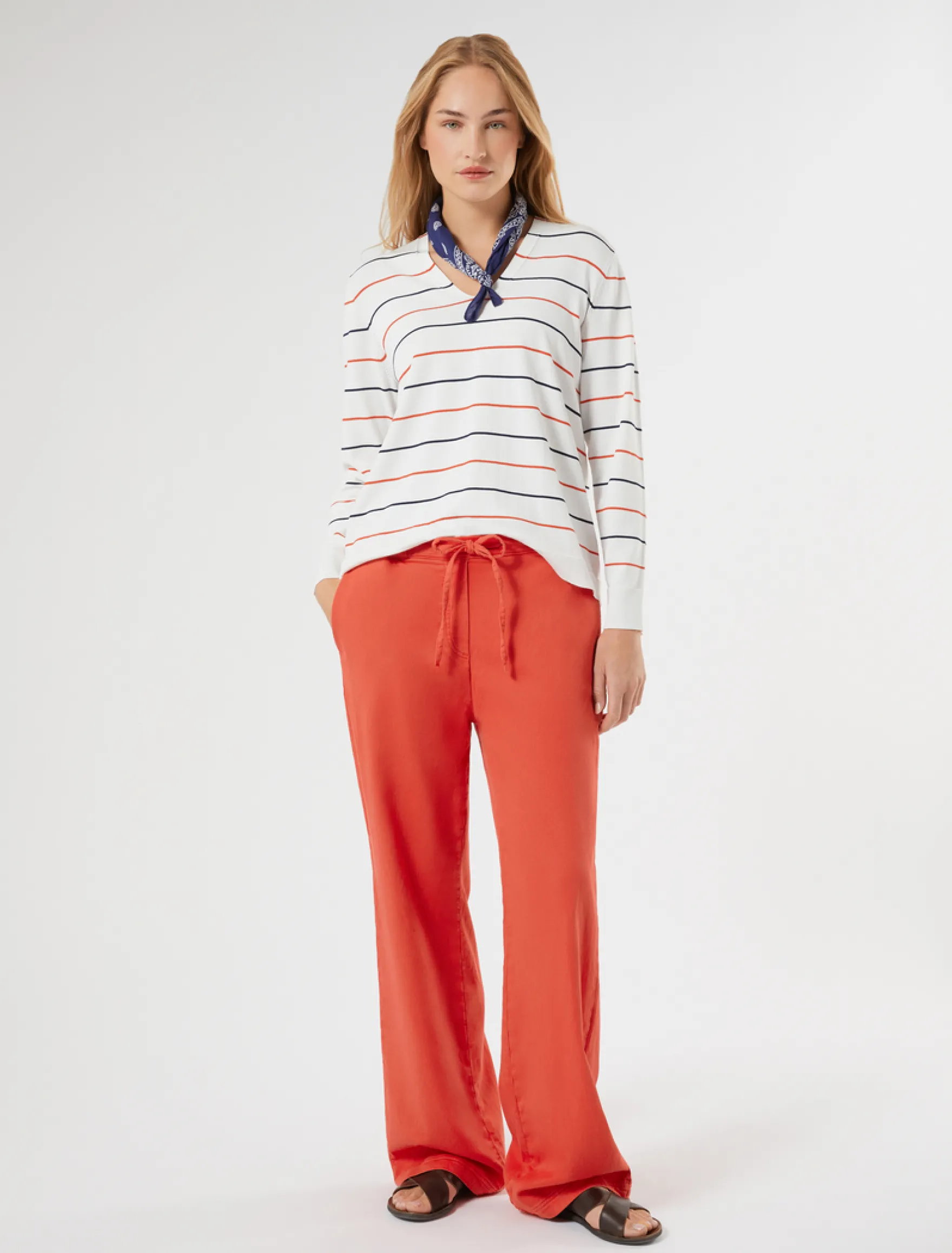 Maglia in viscosa stretch - BIANCO